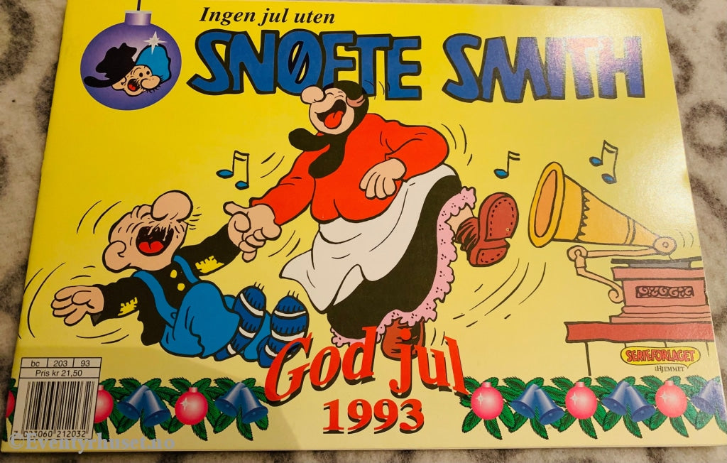 Snøfte Smith. Julen 1993. Julehefter