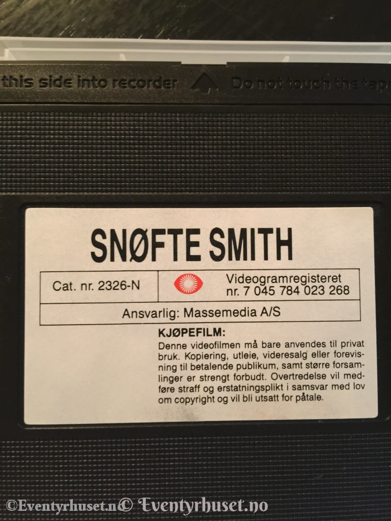 Snøfte Smith. Vhs. Vhs