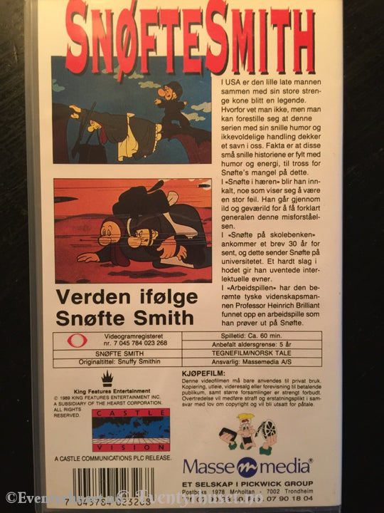 Snøfte Smith. Vhs. Vhs