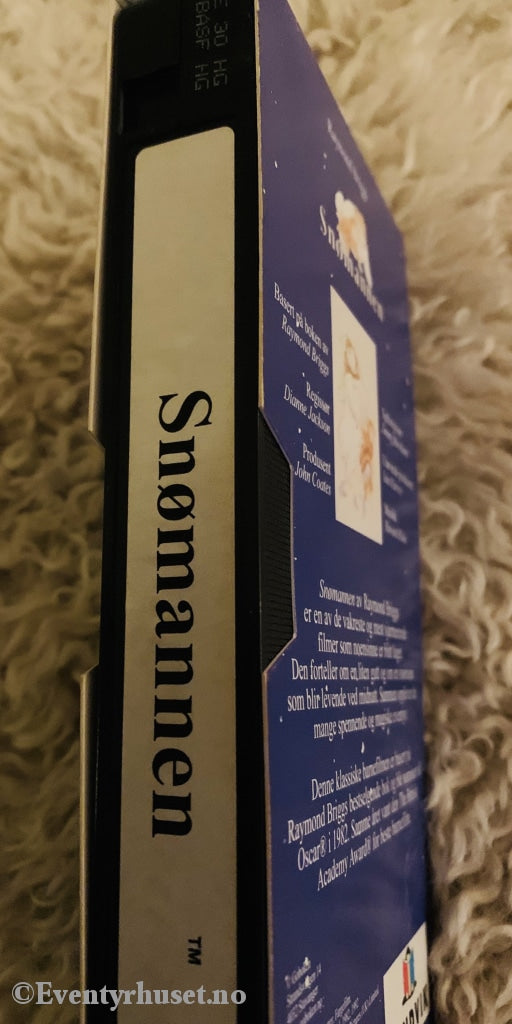 Snømannen. 1992. Vhs. Slipcase. Vhs