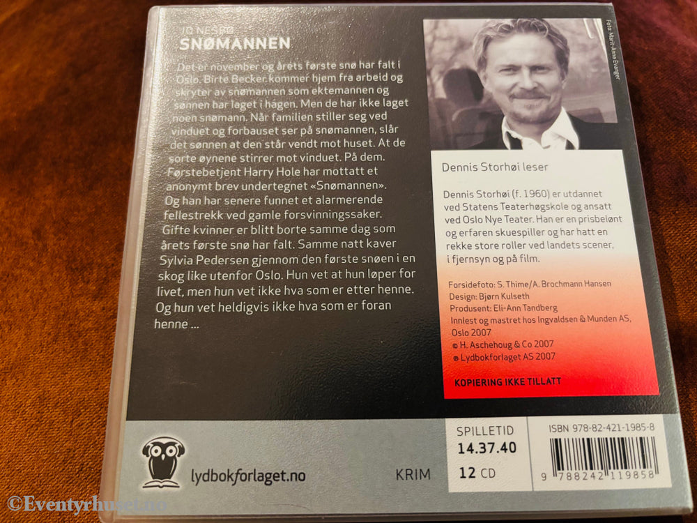 Snømannen. Lydbok.