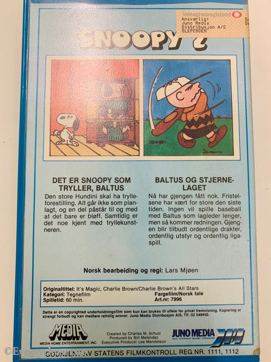 Snoopy 2. Vhs Big Box.