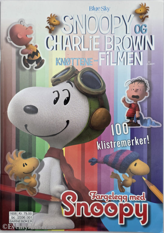 Snoopy og Charlie Brown Knøttene-Filmen Fargelegg med Snoopy. Aktivitetshefte.