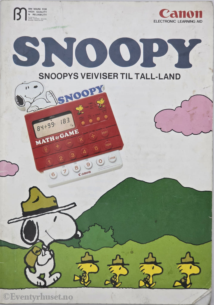Snoopy – Snoopy viser vei til Tall-land. Pocketbok.