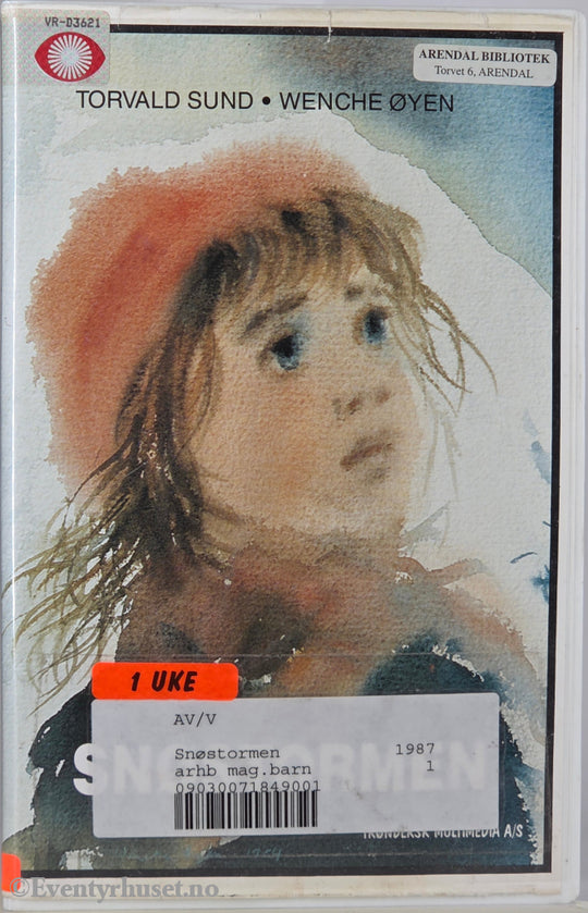 Snøstormen – 1987 . VHS Big Box.