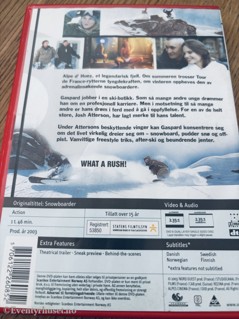 Snowboarder (2003). DVD.