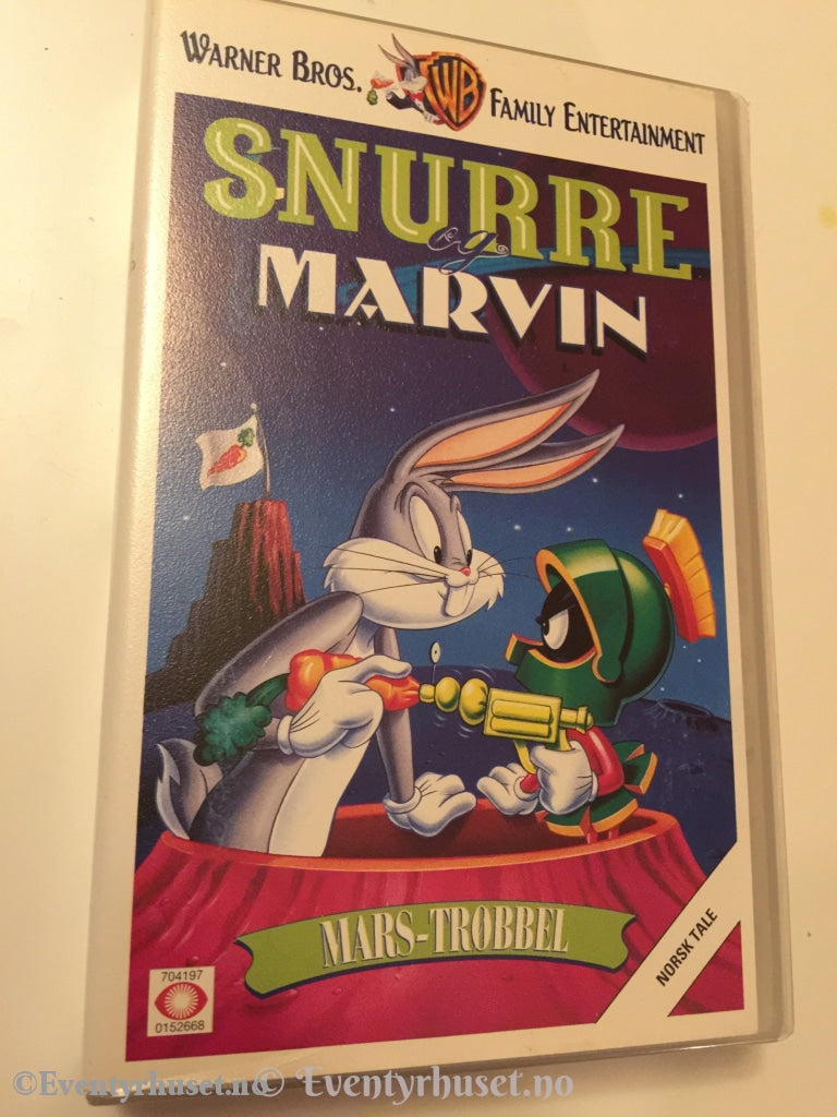 Snurre Og Marvin. Mars-Trøbbel. 1997. Vhs. Vhs