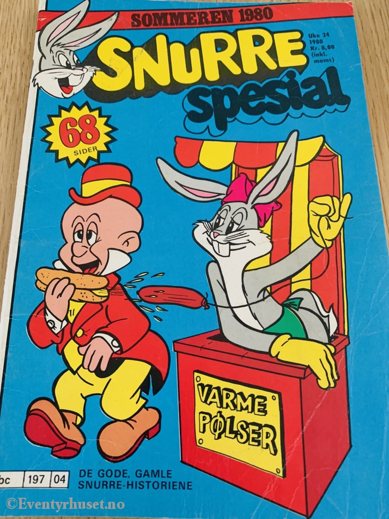 Snurre Spesial. Sommeren 1980. Tegneserieblad