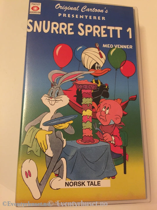 Original Cartoons Presenterer Snurre Sprett 1. 1956. Vhs. Vhs