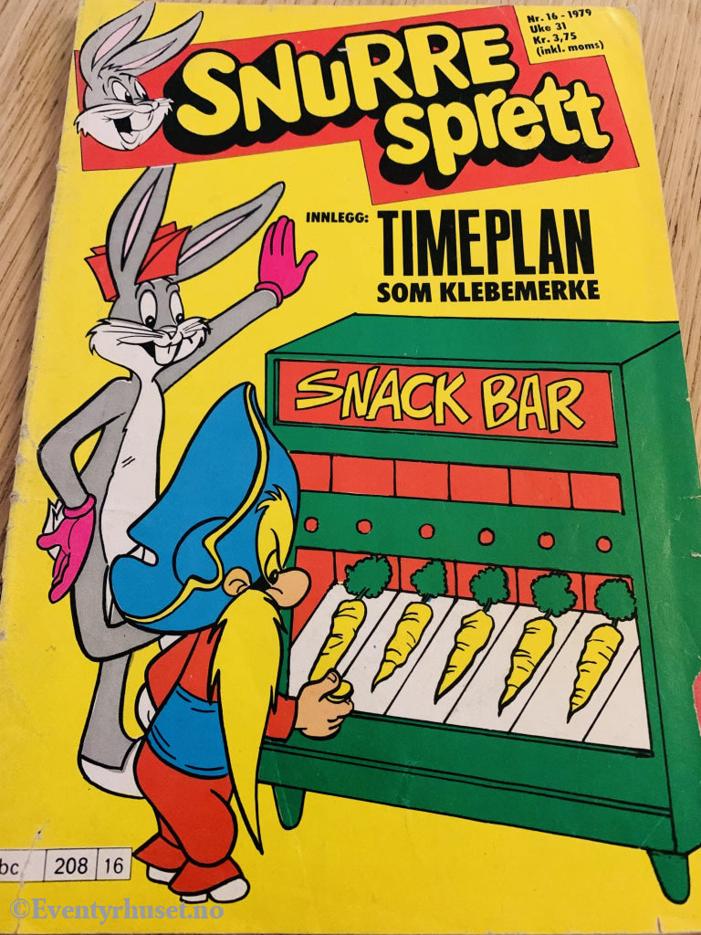 Snurre Sprett. 1979/16. Tegneserieblad
