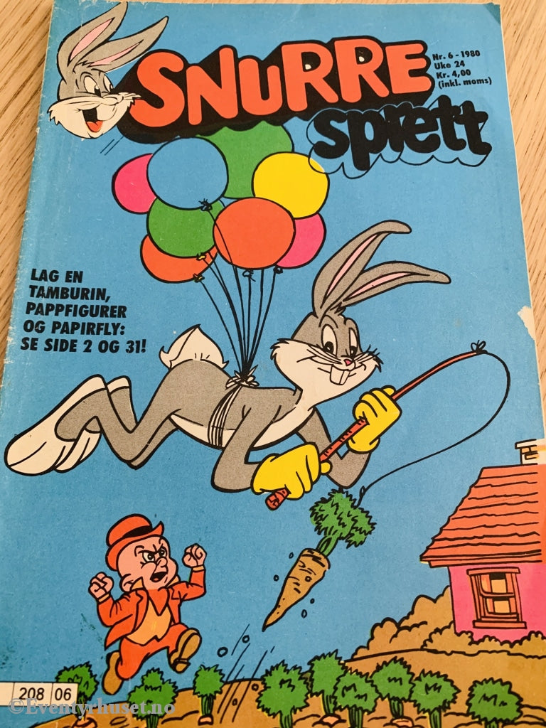 Snurre Sprett. 1980/06. Tegneserieblad