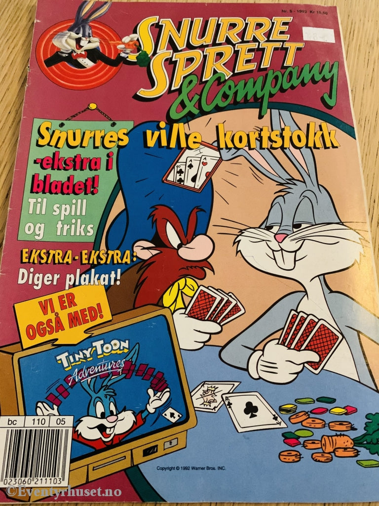 Snurre Sprett. 1992/05. Tegneserieblad