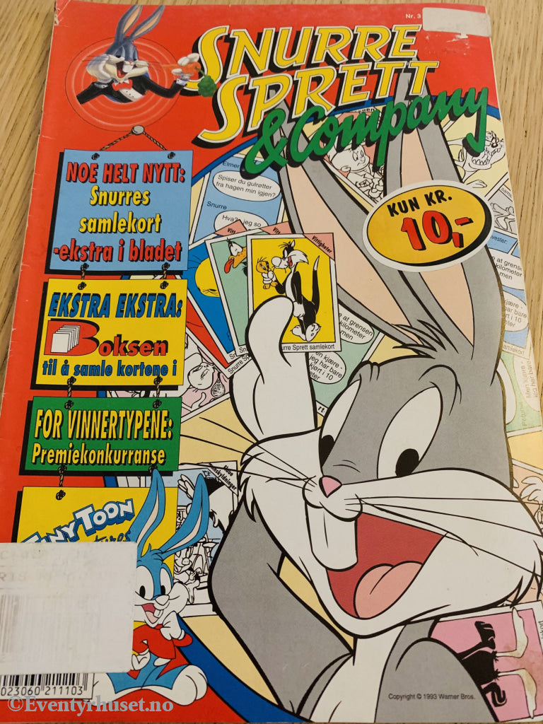 Snurre Sprett. 1993/03. Tegneserieblad
