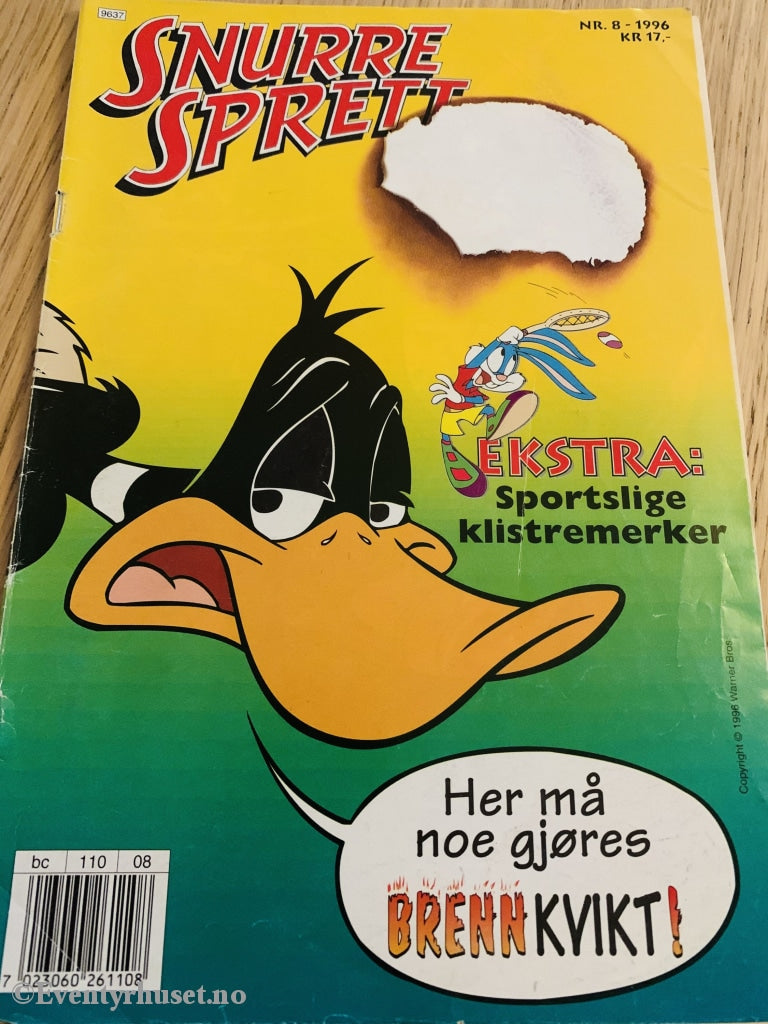 Snurre Sprett. 1996/08. Tegneserieblad