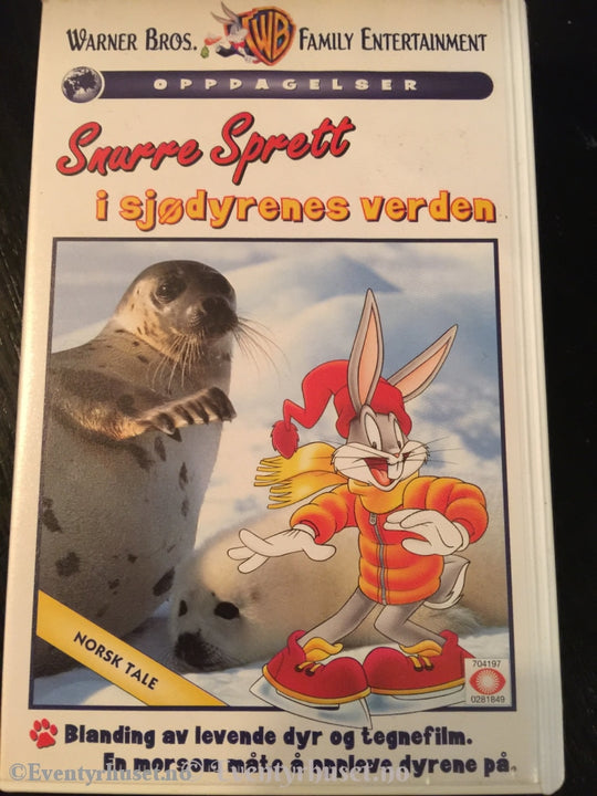 Snurre Sprett I Sjødyrenes Verden. 1997. Vhs