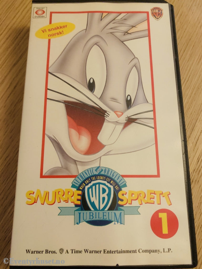 Snurre Sprett Jubileum 1. 1984. Vhs. Vhs