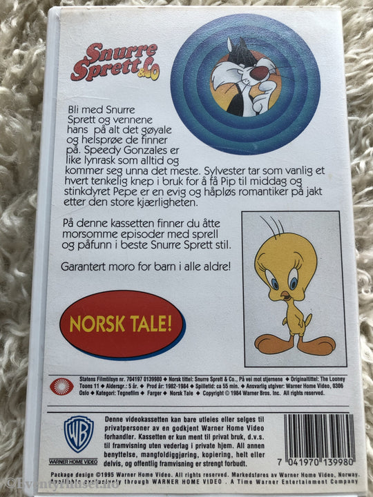 Snurre Sprett På Vei Mot Stjernene. 1984/95. Vhs. Vhs