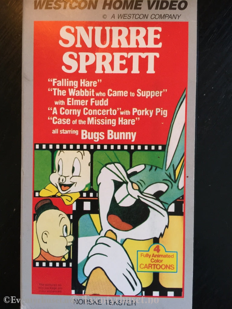 Snurre Sprett - Slipcase. Vhs. Vhs