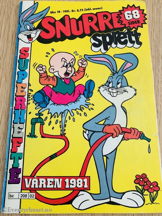 Snurre Sprett Superhefte 1981. Tegneserieblad