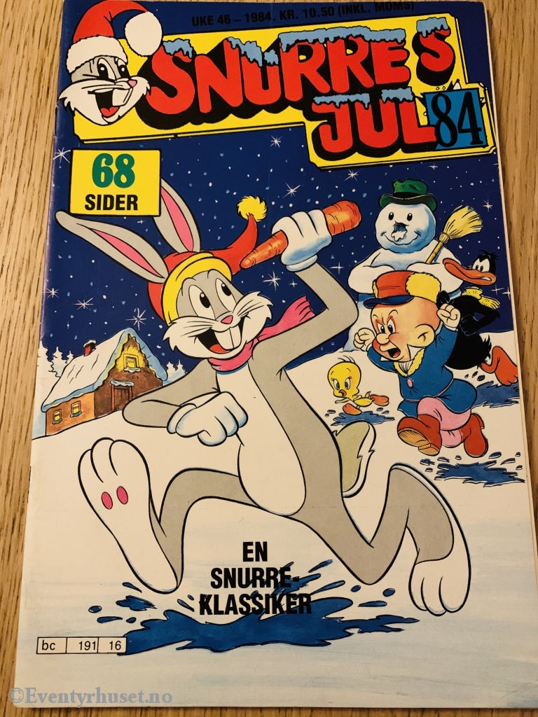 Snurres Jul. Julen 1984. Tegneserieblad