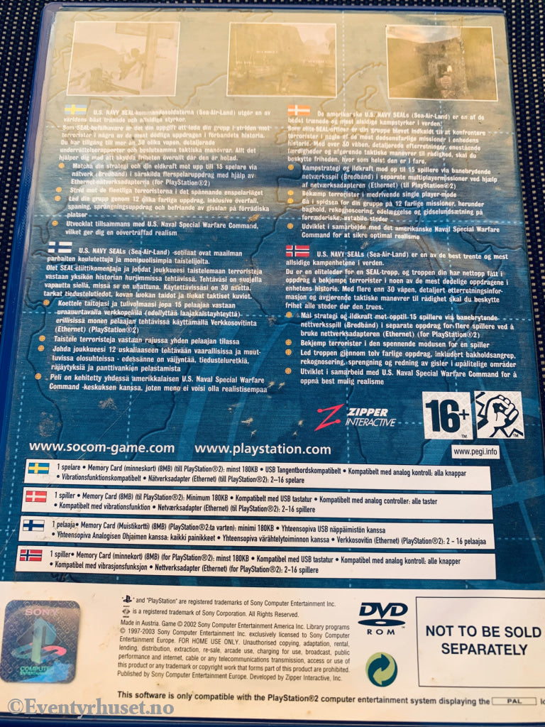 SOCOM: U.S. Navy SEALs. PS2-spill