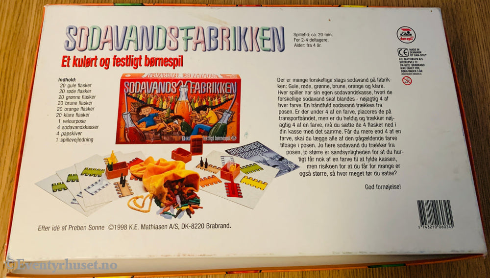 Sodavandsfabrikken. Brettspill. Brettspill