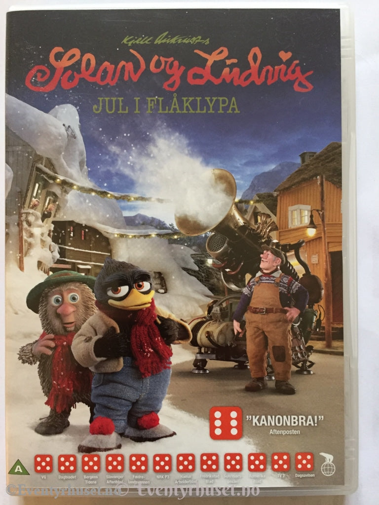 Solan og Lüdvig Jul i flåklypa. DVD. Eventyrhuset