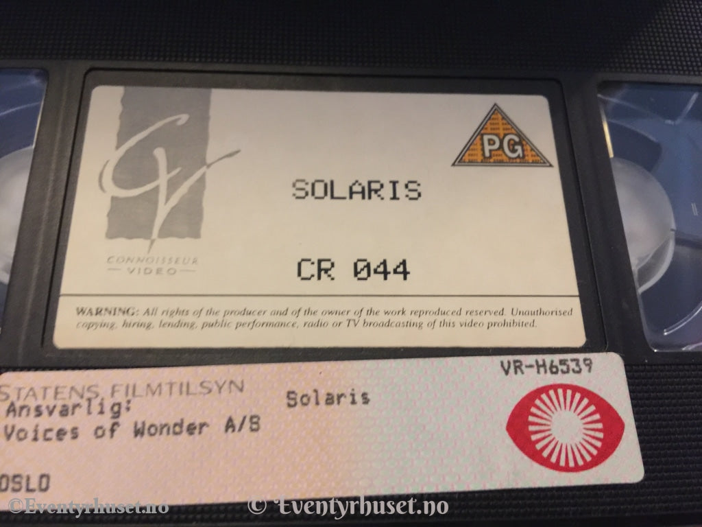 Solaris. 1972. Vhs. Vhs