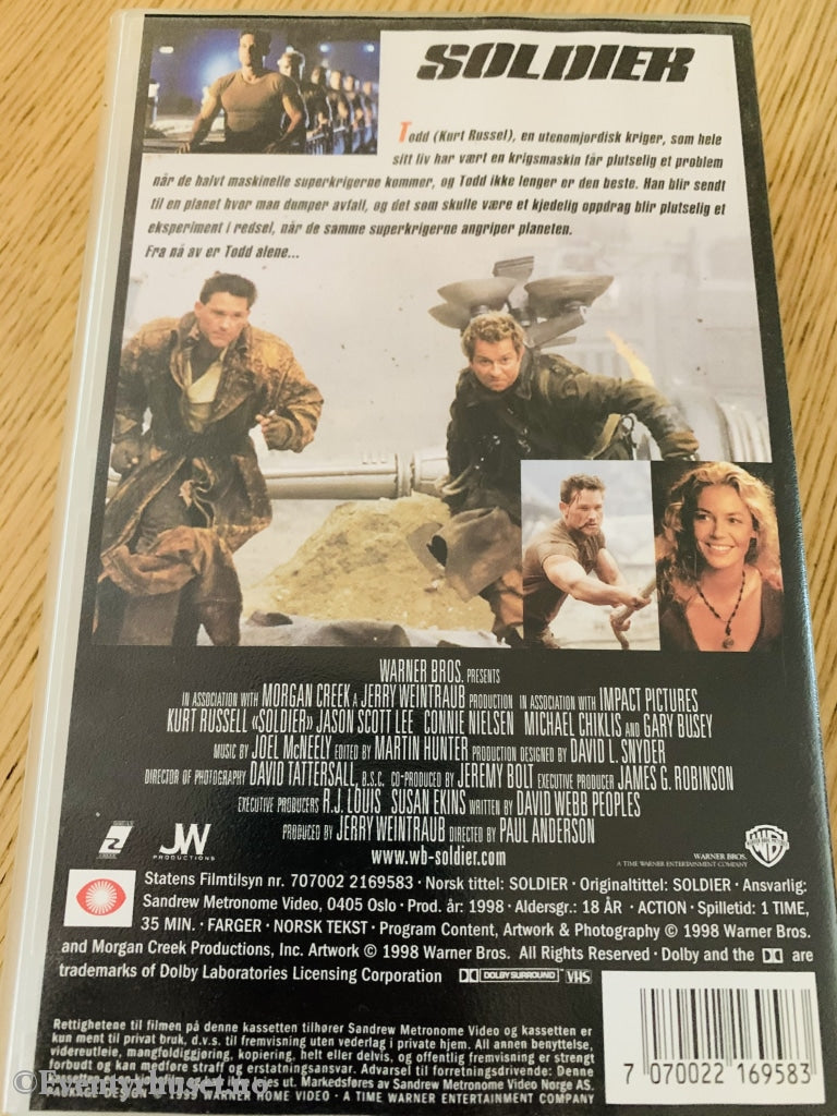 Soldier. 1998. Vhs. Vhs