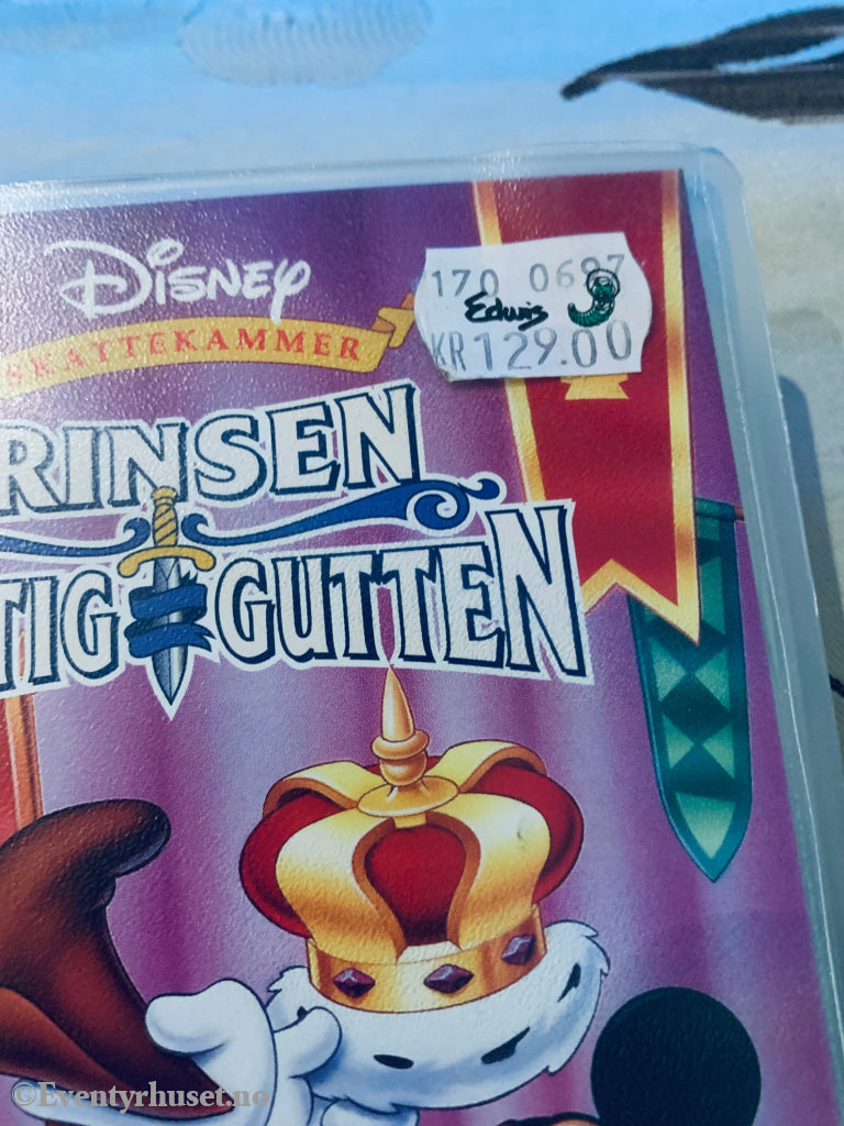 Solgt På Edwis Lekebutikk! Disney Vhs. 175742. Prinsen Og Fattiggutten. Vhs