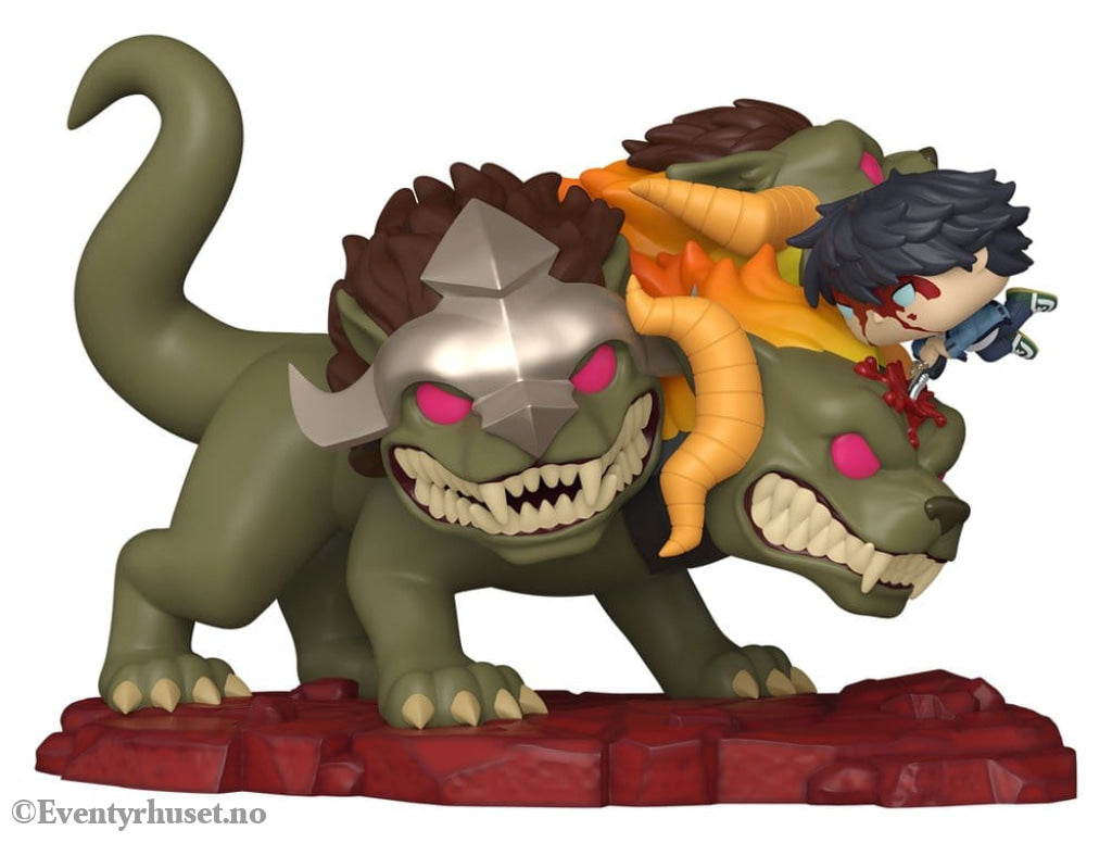 Solo Leveling POP! Deluxe Vinyl Figure Jinwoo Vs Cerberus 9 cm Collectibles