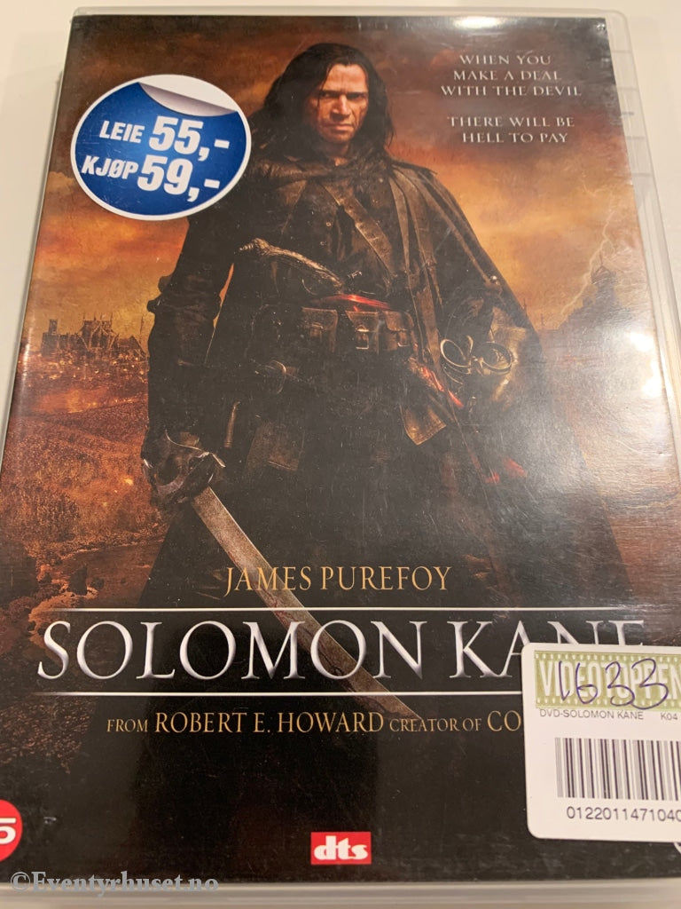 Solomon Kane. 2009. Dvd Leiefilm.