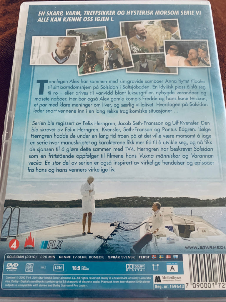 Solsidan Hele Sesong 1. DVD samleboks.