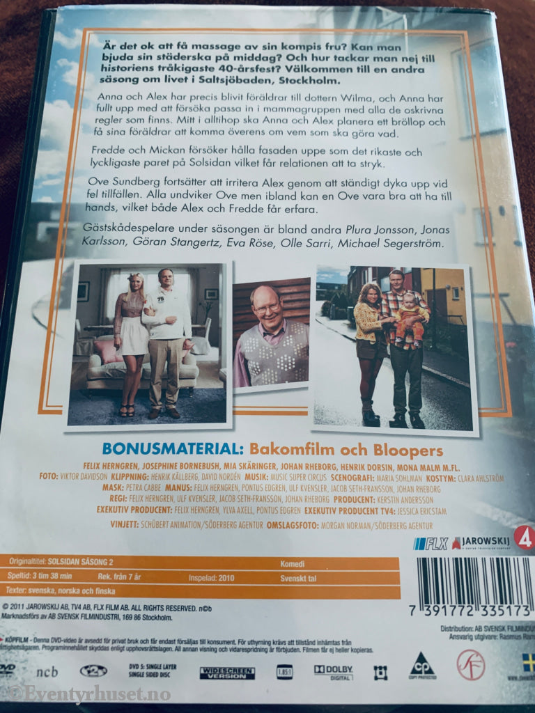 Solsidan Säsong 2. DVD samleboks.