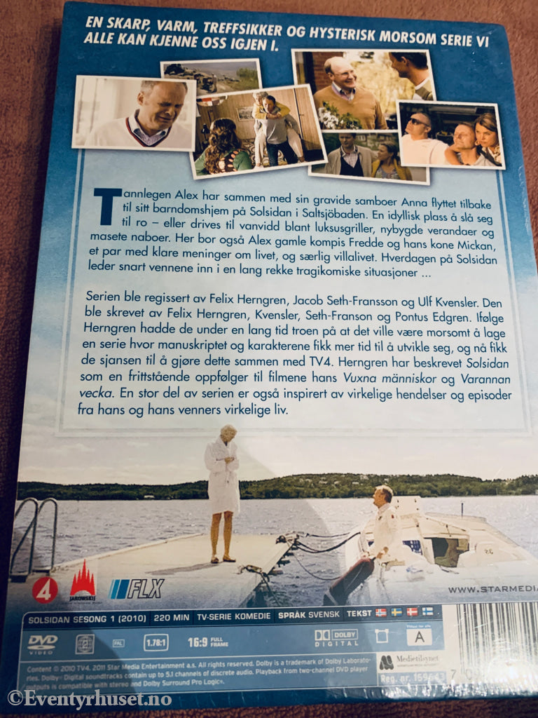 Solsidan Sesong 1 (2010). DVD samleboks. Ny i plast!