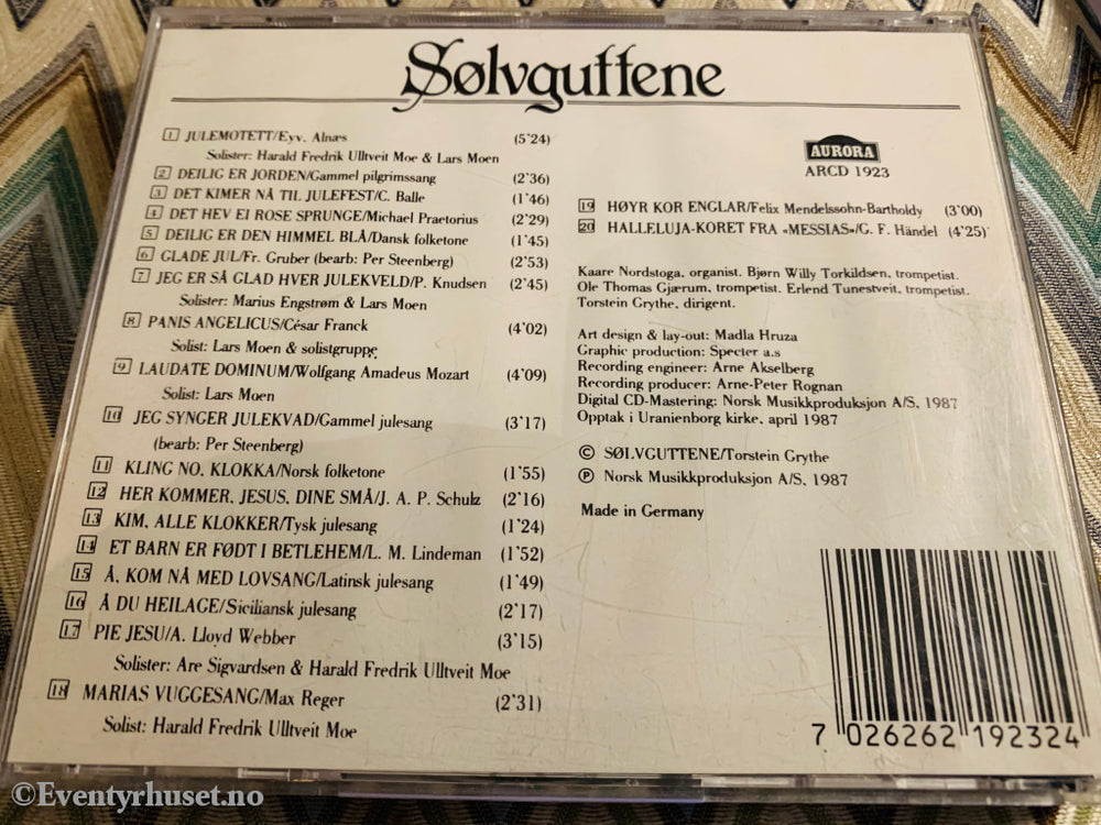 Sølvguttene - Julenatt. 1987. Cd. Cd