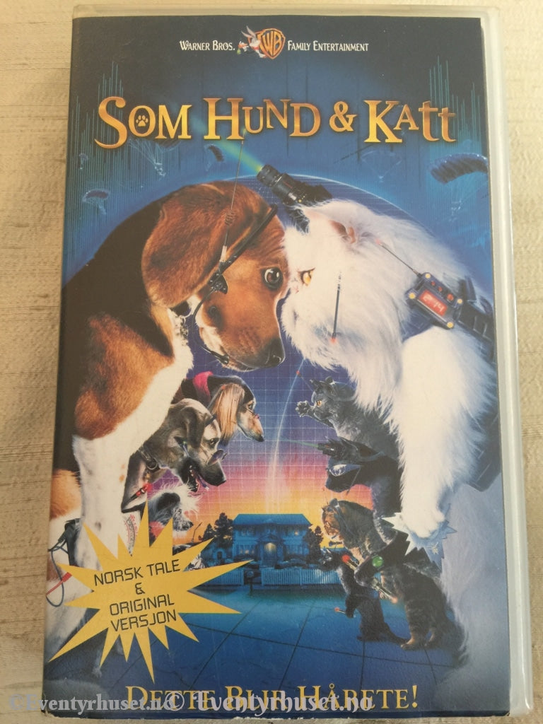 Som Hund & Katt. 2001. Vhs. Vhs