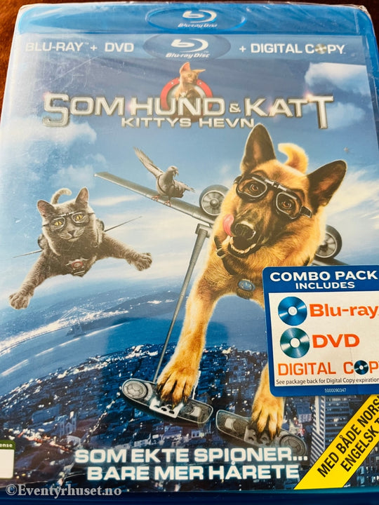 Som Hund & Katt - Kittys Hevn. Blu-Ray + Dvd. Ny I Plast! Disc
