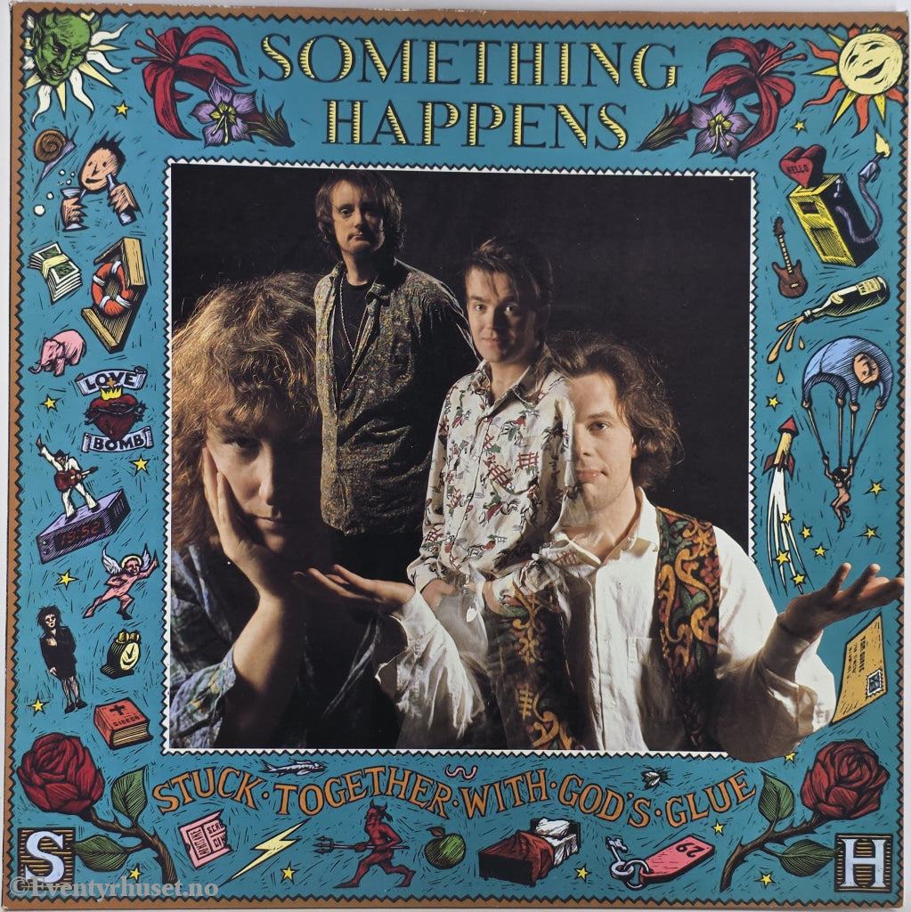 Something Happens. 1988. Stuck Together With God's Glue. LP.