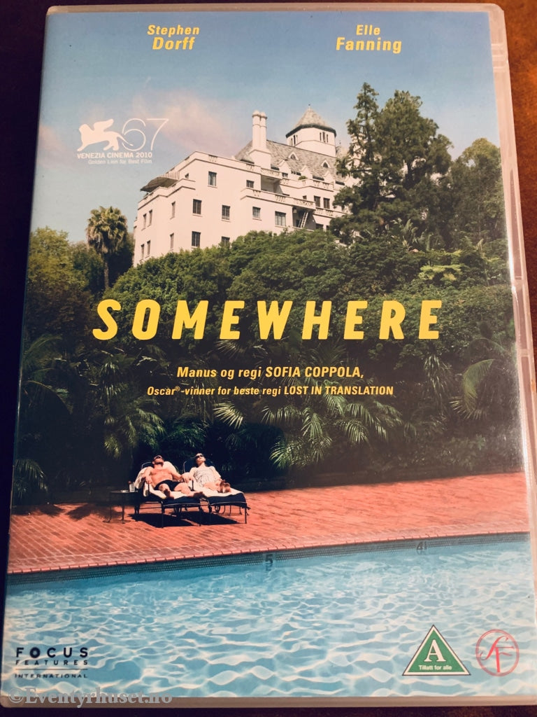 Somewhere. 2010. Dvd. Dvd