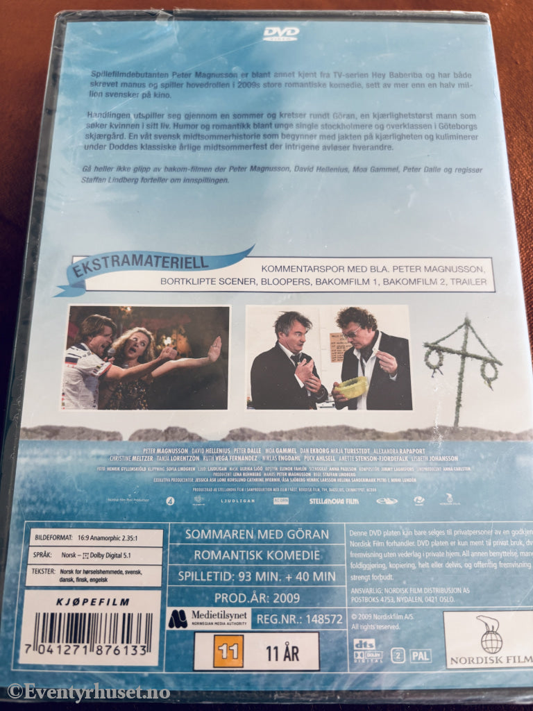 Sommaren med Göran (2009). DVD. Ny i plast!
