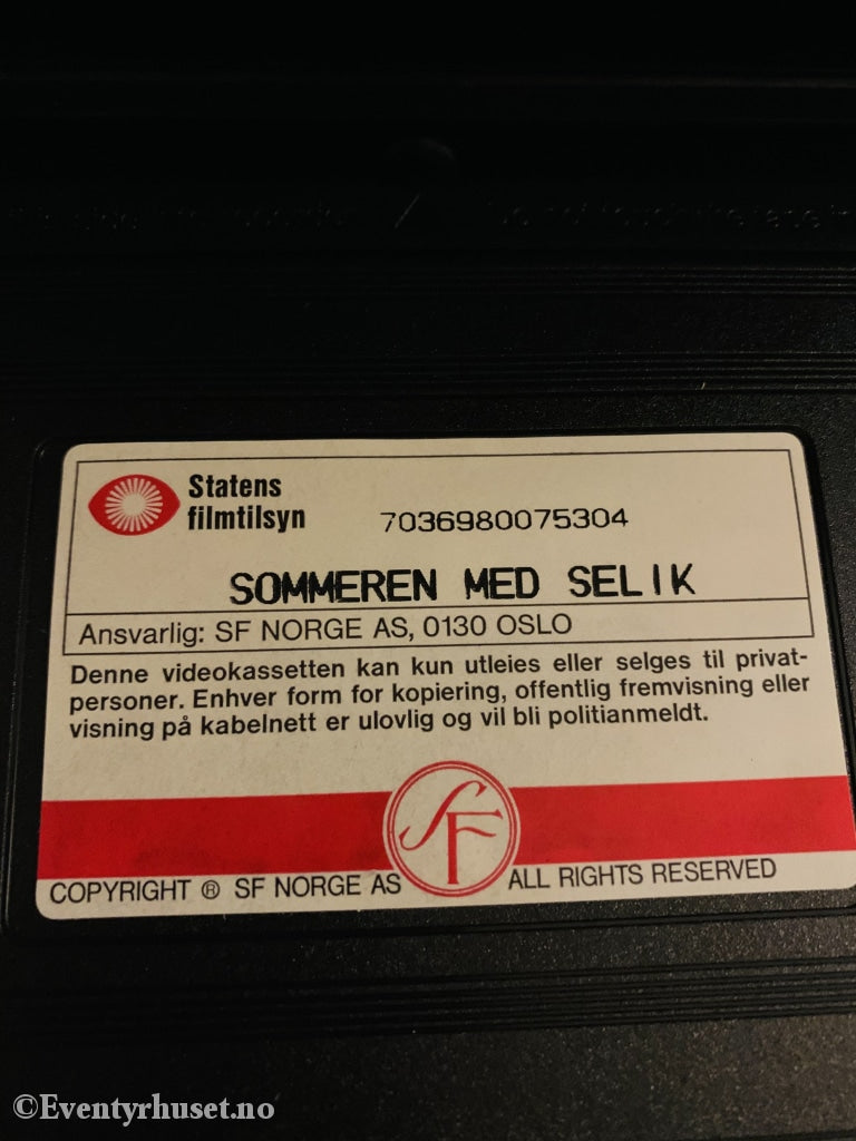 Sommeren Med Selik (Nrk). 1992. Vhs. Vhs