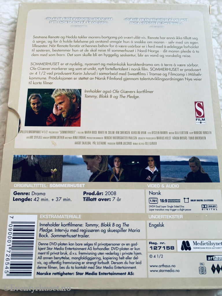 Sommerhuset (2008). DVD.