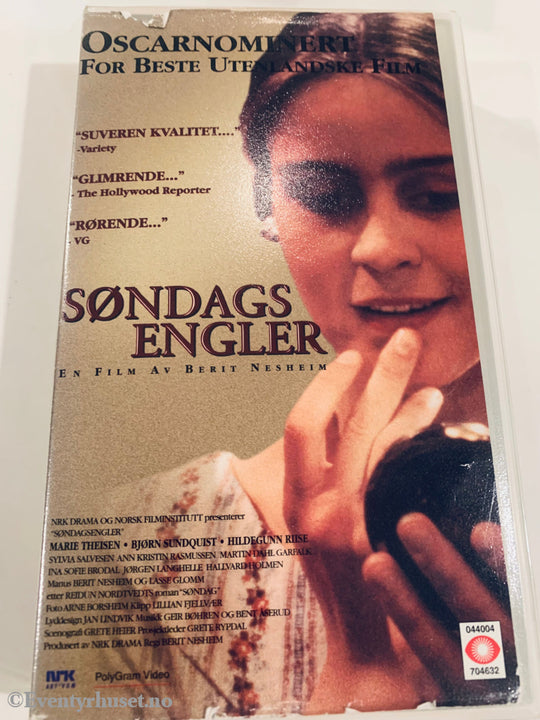 Søndagsengler. 1996. Vhs Utleiefilm.