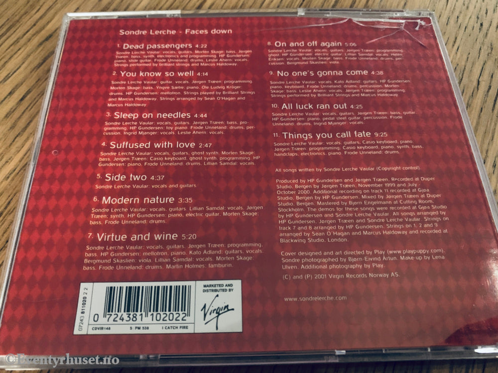 Sondre Lerche – Faces Down. 2001. CD.