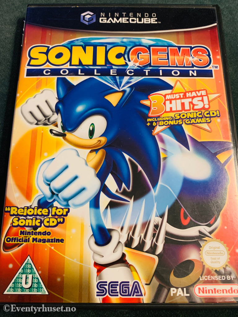 Sonic Gems Collection. Gamecube.