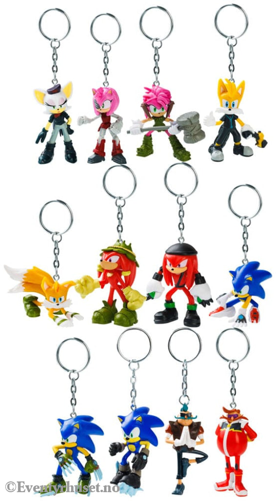 Sonic Prime Keychain 7 cm Display (12) Toys