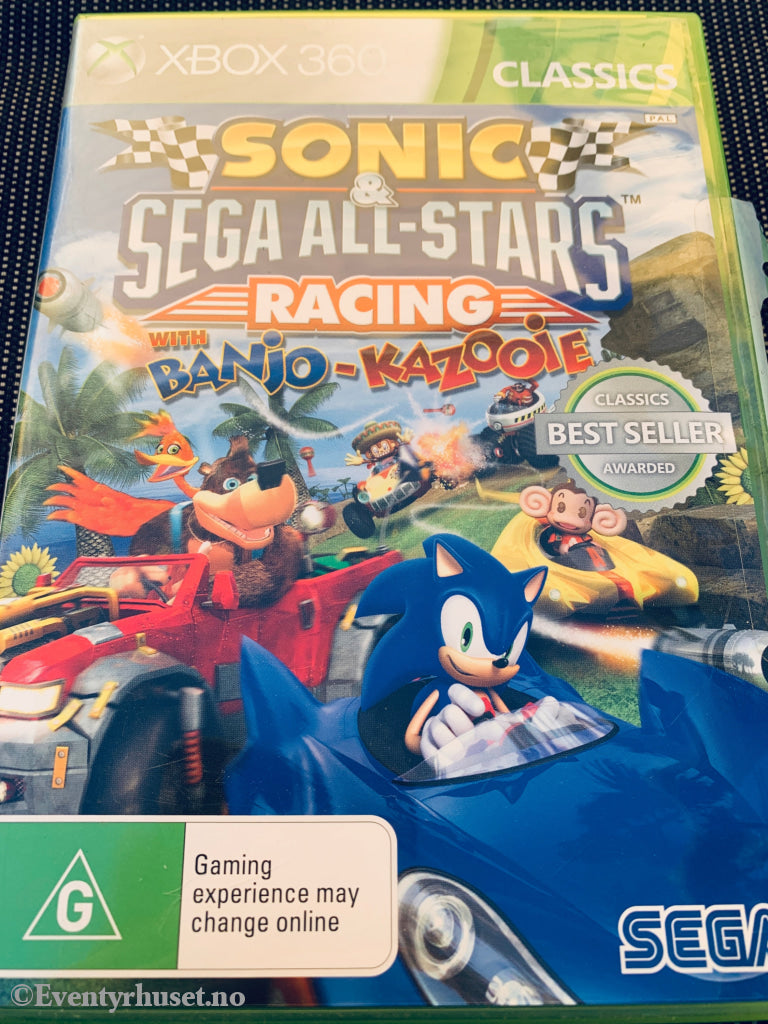 Sonic & Sega All-Stars Racing with Banjo-Kazooie, 2010. Xbox-360-spill.