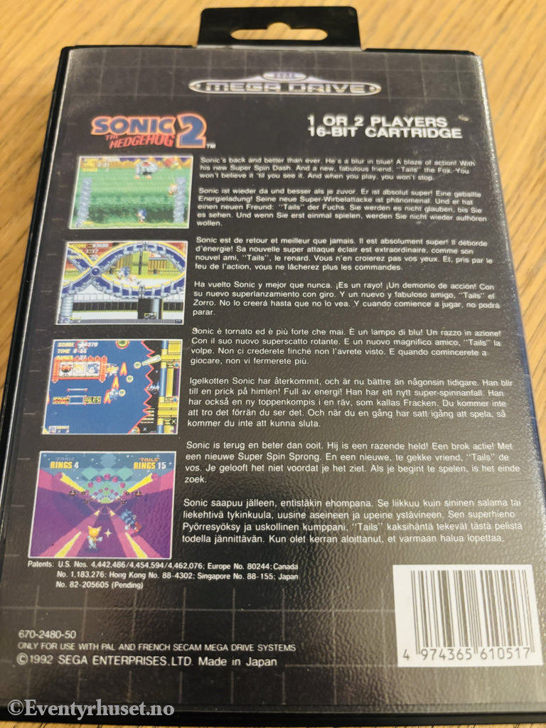 Sonic the Hedgehog 2 . SEGA.