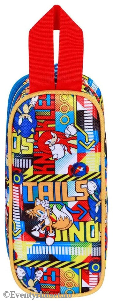 Sonic - The Hedgehog 3D Double Pencil case SEGA Unstoppable Blue Home & Gifts